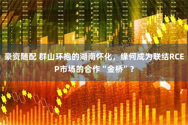 豪资随配 群山环抱的湖南怀化，缘何成为联结RCEP市场的合作“金桥”？